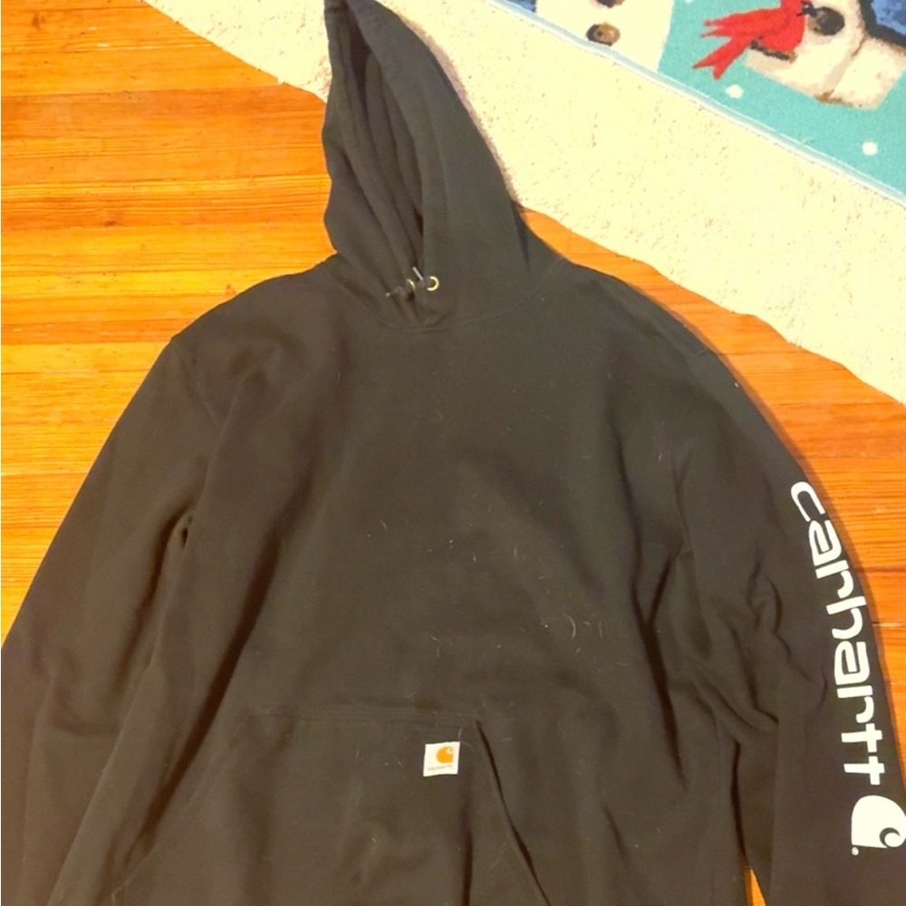 Carhartt Men's Black Hoodie Sweater